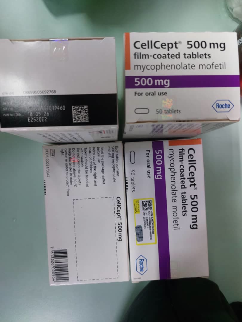 قرص سلسپت 500 میلیگرم Roche
