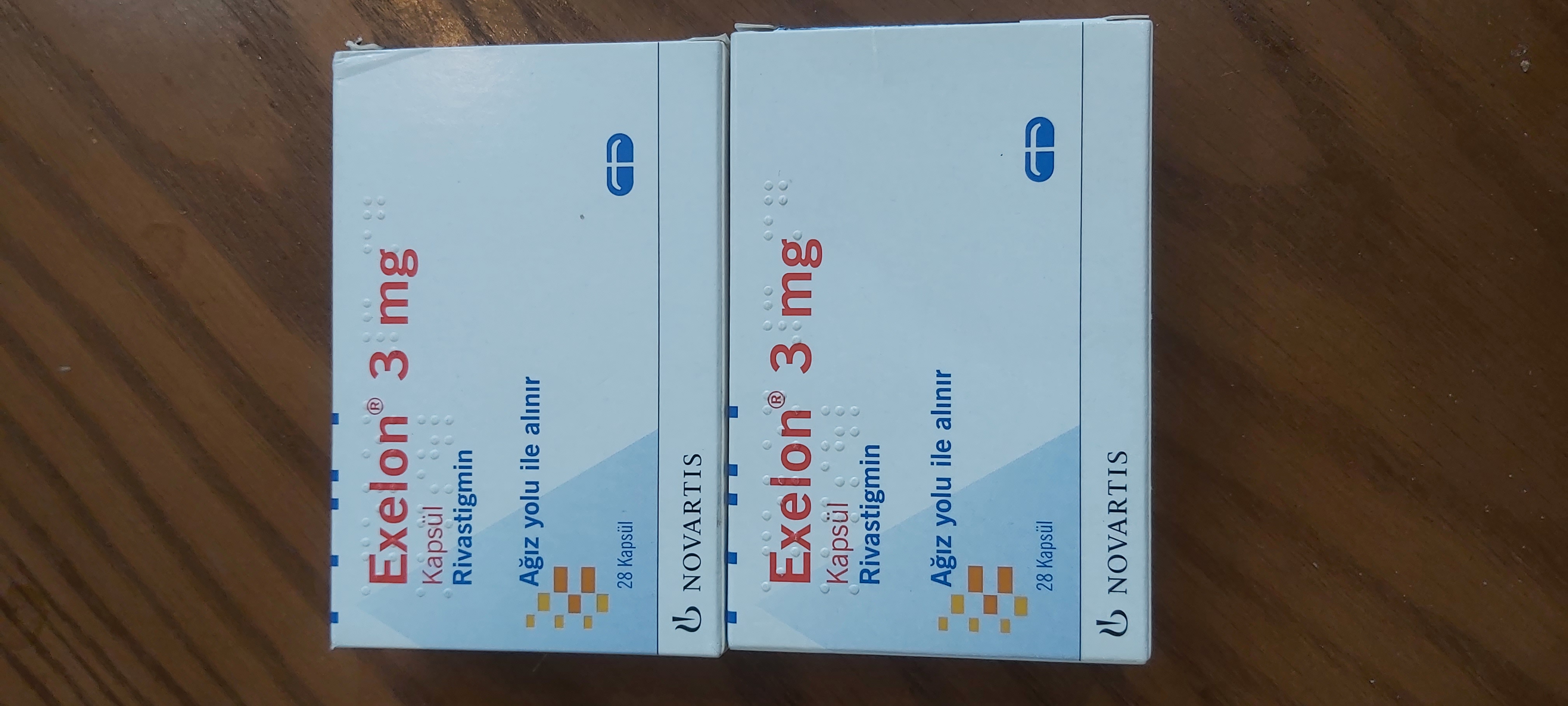 کپسول اگزلون دوز ۳ میلی گرم نوارتیس تولید ترکیه ۲۸ عددی